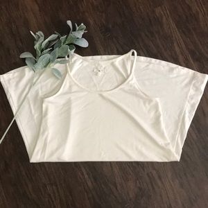 Lou & Grey Cream Midi Dress